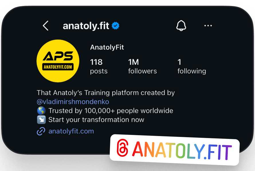 anatoly.fit Instagram profile