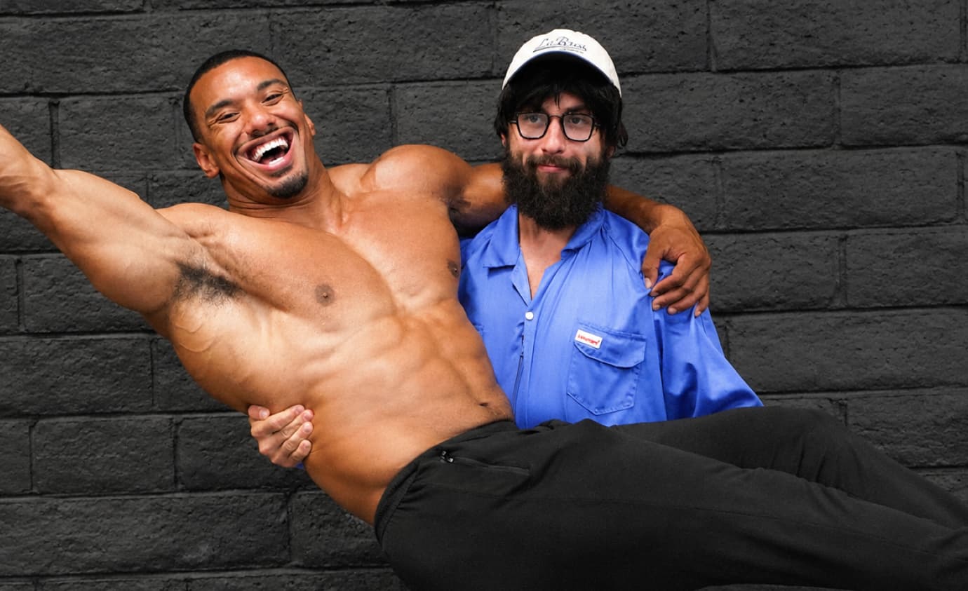 Larry Wheels Trains With Anatoly: Behind the World’s Strongest Cleaner Joke